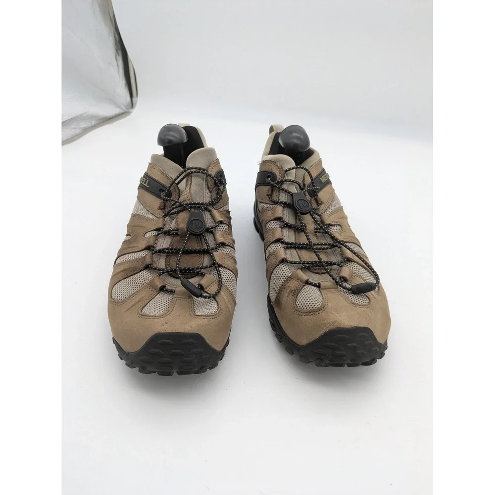 Merrell Mens Gorpcore Leather Hiking Chameleon 8 Shoes 14 Brown Vibram Trail